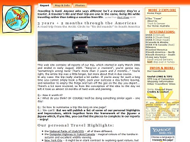 WebBeetle Website Creation: our own travel blog [2005]